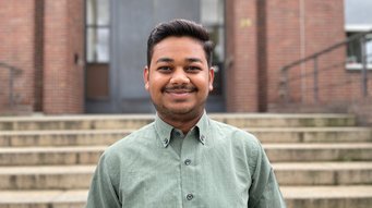 Portrait of Nitin Bohra, Matter to Life PhD candidate