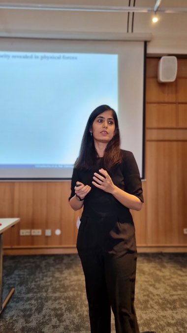 Medhavi Vishwakarma during her guest lecture