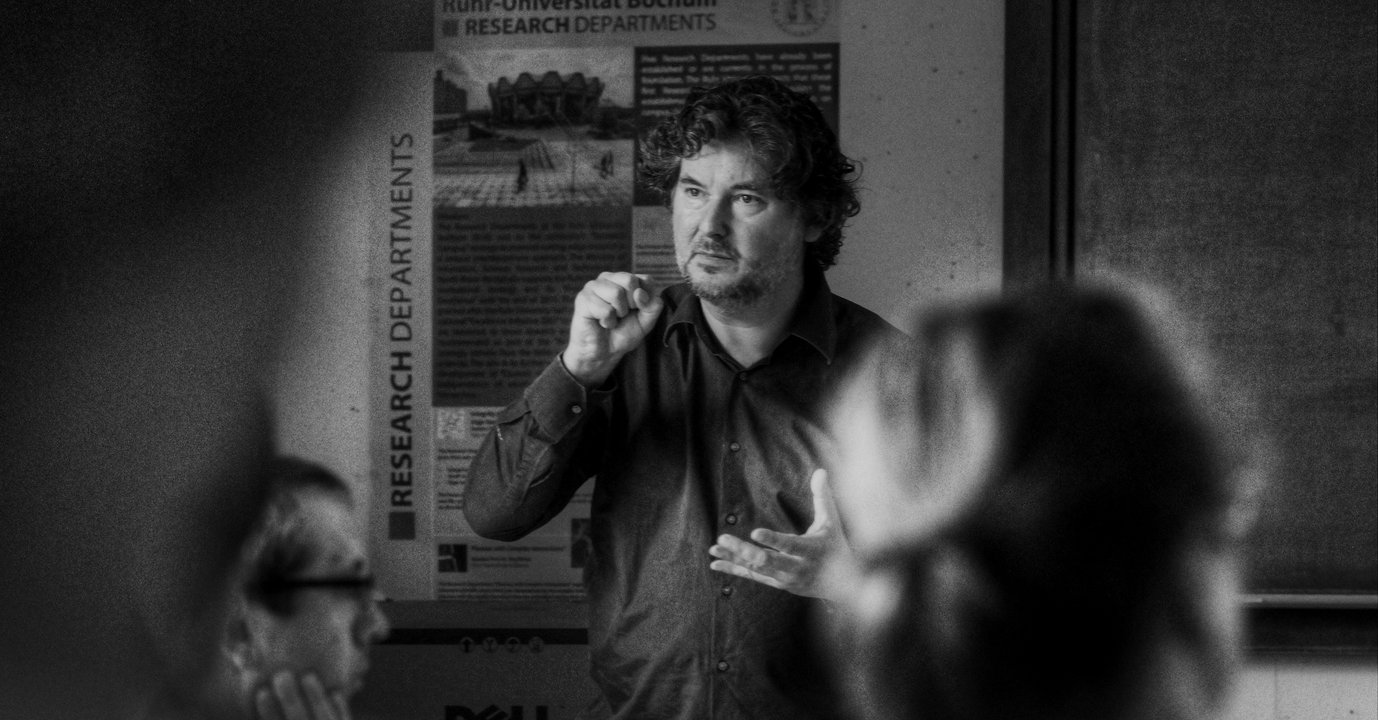 A black-and-white photograph by Philippe Bastiaens