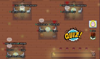 On the roof top bar of our virtual conference platform we had quiz rounds with heated discussions in small groups in the evening On the roof top bar of our virtual conference platform we had quiz rounds with heated discussions in small groups in the evening