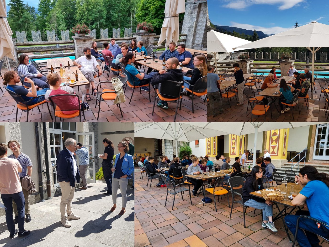 Inspired discussions during a coffee break and throughout the day